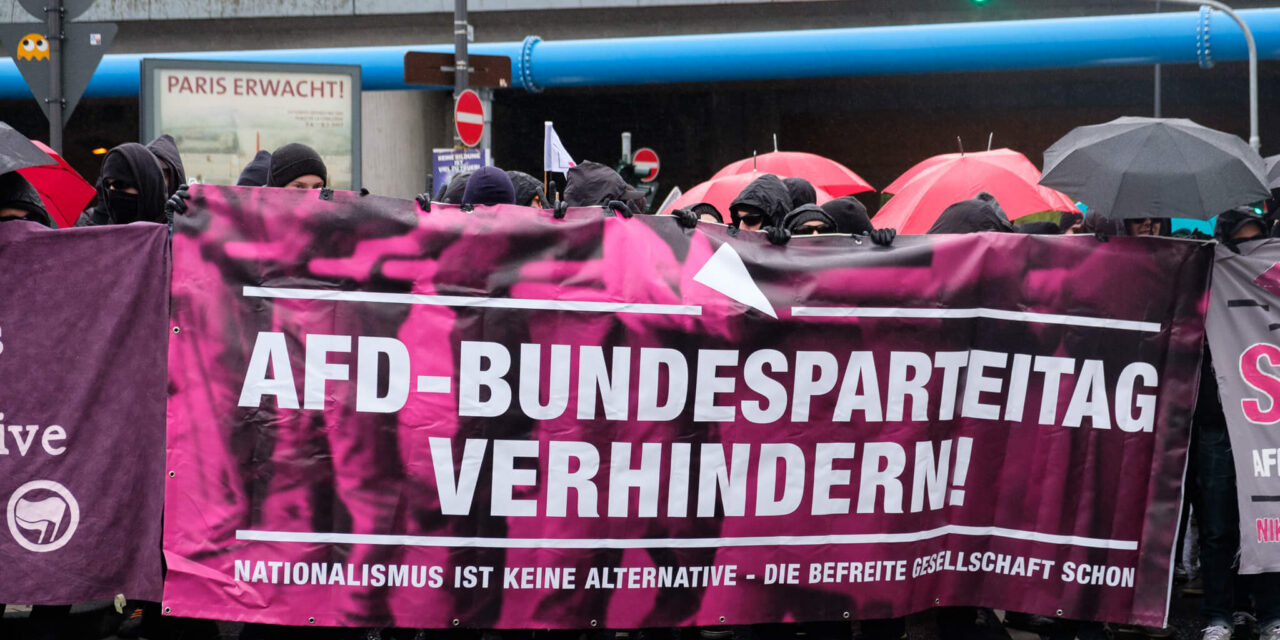 AfD-Schweine stoppen – Wahlkampf stören!