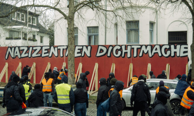 Nazidzentren dichtmachen – Burschenschaft in Hannover verbarrikadiert [Video]